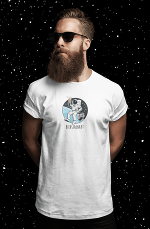 Bierstronaut - Männer Premium T-Shirt - Biermode | Mode für den Bierliebhaber