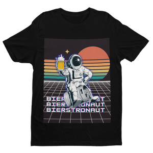 Bierstronaut - Premium T-Shirt - Biermode | Mode für den Bierliebhaber