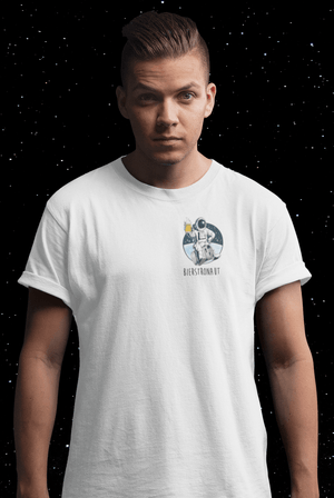 Bierstronaut - Premium T-Shirt - Biermode | Mode für den Bierliebhaber
