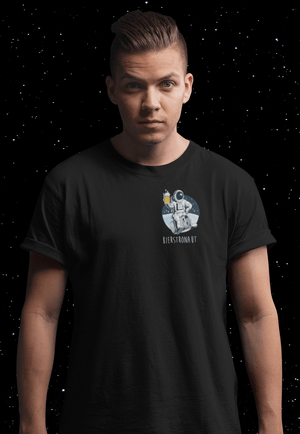 Bierstronaut - Premium T-Shirt - Biermode | Mode für den Bierliebhaber