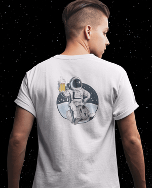 Bierstronaut - Premium T-Shirt - Biermode | Mode für den Bierliebhaber