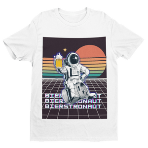 Bierstronaut - Premium T-Shirt - Biermode | Mode für den Bierliebhaber