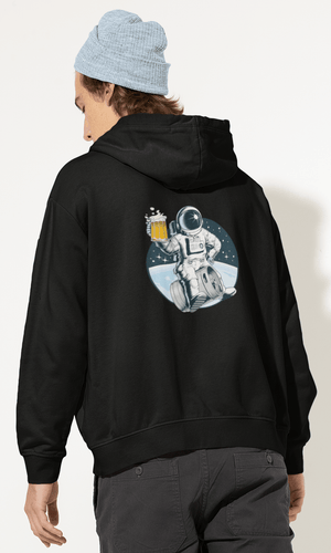 Bierstronaut - Unisex Hoodie - Biermode | Mode für den Bierliebhaber