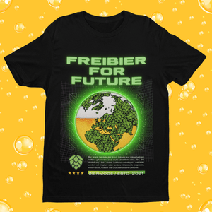 Freibier for Future - Premium T-Shirt - Biermode | Mode für den Bierliebhaber
