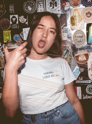 LIEBER VOLL - Premium T-Shirt - Biermode | Mode für den Bierliebhaber