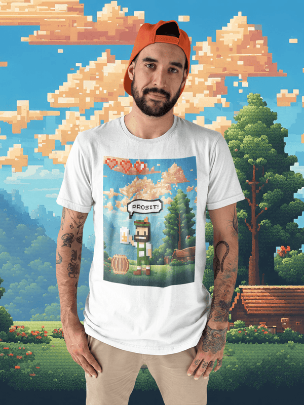 Pixelbräu - Premium T-Shirt - Biermode | Mode für den Bierliebhaber