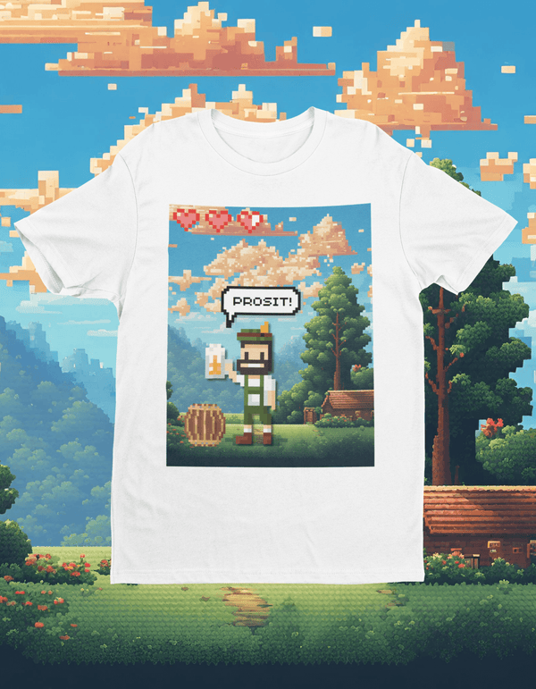 Pixelbräu - Premium T-Shirt - Biermode | Mode für den Bierliebhaber