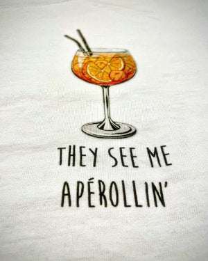 They see me Apérollin' - Premium T-Shirt - Biermode | Mode für den Bierliebhaber