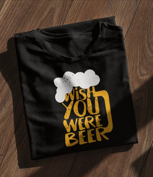 Wish you were Beer - Männer Premium T-Shirt - Biermode | Mode für den Bierliebhaber